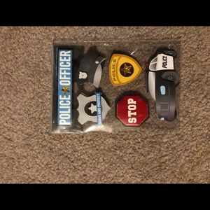 Police officer scrapbooking stickers